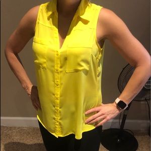 The express portofino shirt sleeveless small